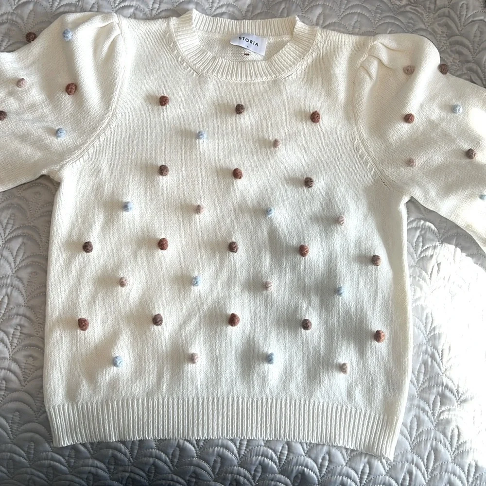 Storia puff sleeve sweater - Picture 1 of 5